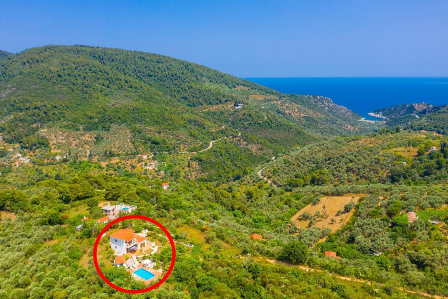 Villa Glafki Panormos  Buitenkant foto